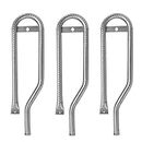 BBQSAVIOR BP28 BBQ Burner Replacement Parts for Cuisinart and Centro Gas Grills G53501 G53505 G53509 G51218 G51219 G51220 G61702 G61703 G61704 Stainless Steel Tube Burner 15 1/2 x 4 1/4 inch 3-Pack