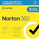 Norton 360 - 2024 Ready – Antivirus software for 3 Devices 1-Year Subscription - Includes VPN, Password Manager and PC Cloud Backup [Download]