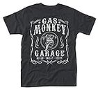 Gas Monkey Garage 'Flourish' (Black) T-Shirt (Medium)