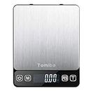 Aspiree Digital Touch Pocket Scale 0.01oz - Tomiba 3000g Small Portable Electronic Precision Scale (0.1g) Resolution 2 AAA Batteries Included
