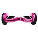 Hover-1 Titan Electric Hoverboard | 7MPH Top Speed, 8 Mile Range, 3.5HR Full-Charge, Built-In Bluetooth Speaker, Rider Modes: Beginner to Expert, Pink