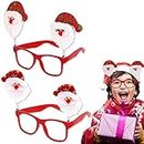 Zest 4 Toyz Christmas Accessories for Kids, Party, Decoration, Festival Fun, 2 X MAS Goggles Frame