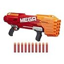 Nerf Mega Twinshock Blaster, Fire 1 Or 2 Darts At A Time Or Slam Fire Darts For 3 Ways To Blast, Includes 10 Official Mega Darts, For Kids Ages 8 And Up (Multicolor)