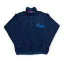 Mens Patagonia Synchilla Fleece Large Snap-T Navy Blue