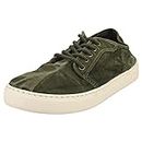 Natural World Eco - 6602E - Natural World Men's Trainers - Organic Cotton Canvas Shoes - 100% EcoFriendly - Green Color