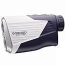 Gogogo Sport Vpro Telemetro Laser Golf Caccia 1372/2286 M/Y/Feet, Range Finder Magnetico Precisione±0.5yd, Blocco della Bandiera e Vibrazione, Pendenza on/off, Modalità di Scansione, Schermo HD, Blu