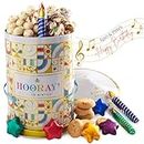 Birthday Gift Basket | Birthday Cookies, Sweets, Candy, Cake Flavors | Tin Spins, Plays Music Happy Birthday | Bonnie and Pop