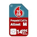 Vodafone Prepaid CallYa Allnet M | Ahora 6 GB de Volumen de Datos | Red 5G | Tarjeta SIM sin Contrato | crédito Inicial de 15 Euros | Teléfono & SMS Flat