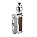 Argus GT 2 Kit GENE.TT 2.0 Chip with Turbo/Smart/RBA/TC UFORCE-L Tank (4ml/5.5ml) Easy top filling Compatible with all PNP coils Vaporizer Silver Grey
