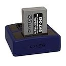 Batería + Cargador Doble Compact (USB) para NB-10L / Canon PowerShot G15, G16, G1 X, G3 X, SX40 HS, SX50 HS, SX60 HS (Cable USB Micro Incluido)