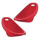 American Plastic Toys’ Kids’ Scoop Rockers (Pack of 2), Red, Lounging Floor-Level Chairs, Reading, Gaming, Watching TV, Indoors, Outdoors, Stackable, Non-Toxic, BPA-Free Plastic, Easy Wipe Clean, 3+