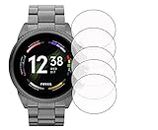 DAMDAM Smartwatch Screen Guard Protector for Fossil Gen 6 42mm / 44mm (Men/Women), Michael Kors Gen 6 Bradshaw Smart Watches Screen Guard (Pack of 5)(Not A Tempered Glass)