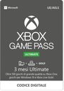 Xbox LIVE Game Pass Ultimate 3 MESI  CONSOLE XBOX ONE E SERIES X CONSEGNA VELOCE