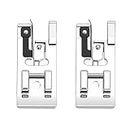 EMSea 2PCS Overlock Presser Foot for All Low Shank Snap-On Sewing Machines Compatible with Singer Compatible with Brother Compatible with Babylock