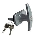 Locking T Handle 31mm Shaft (Garage Door Spare Parts) to Suit Henderson Doors