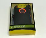 Para Apple iPhone 6S / 6S Plus Case con (Clip de cinturón se adapta a Otter Box) Negro y naranja
