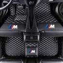 Car Floor Mats Fit BMW Model Waterproof auto Custom Liner Carpets Pu Leather