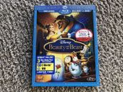 Beauty & the Beast Blu-ray DVD 2010 2 discos edición azul diamante 3 discos combo en muy buen estado