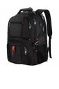 Mancro Business Water Resistant Polyester Laptop 17in Backpack With USB Charging