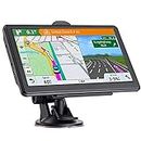 LEESION GPS Navigation for Car Canada, with 7-inch Touch Screen, Spoken Driver Alerts, Truck GPS Navigation System, 2024 Canada US Mexico Maps Lifetime Free Updates
