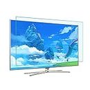 Anti Glare TV Screen Protectors Anti Blue Light Film for Smart TV 4K Android PC Linux, Relieve Eye Strain and Sleep Better,49" (1075 * 604)