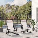 Clearance Sale Outdoor Rocking Chair Set Folding Lawn Furniture Garden Rocker