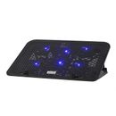 Laptop Cooler Stand Pad Dual USB for Up to 18 inch Notebook Reduce Heat Air Flow