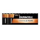 Duracell Coppertop 9V Battery, 6 Count Pack, 9 Volt Battery with Long-lasting Power, All-Purpose Alkaline 9V Battery for Household and Office Devices