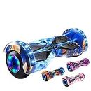 ADELIND 8.5" Hoverboard with Music Bluetooth LED Lights Self-balancing Hover Boards for Kid Adult Girl Boy for All Age(Multi color)