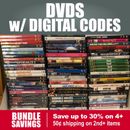 DVDs w/ DIGITAL CODES **Combined Shipping & Deep Discounts** 