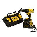 DEWALT DCD7771D2-IN 18V 13mm Cordless Compact Brushless Drill Machine Driver with 2x2.0Ah Li-ion batteries, Yellow