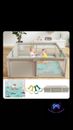 UANLAUO Baby Playpen with Mat, 59x59inch for Babies and Toddlers, Extra Large !
