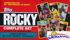 2016 Topps Rocky Complete FACTORY SEALED 330 Card Set-Look for Stallone AUTO !