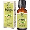 100% Pure Natural Essential Oil 15ML Therapeutic Grade Pure, Undiluted & Cruelty Free (Lemongrass)