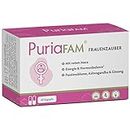 PuriaFAM® Frauenzauber - vegan - Rotes Maca Frauen - 60 Kapseln - Ashwagandha, Passionsblume - Hormon Balance Frauen