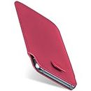 moex Slide - Custodia per Apple iPod Touch 4G, ultra sottile, in pelle vegana, protezione completa a 360 gradi, con estrazione, colore: Rosa