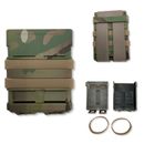 The Mercenary Company 223 Polymer Stackable Belt/MOLLE Magazine Pouch(Multicam)