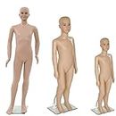 Kids Mannequin For Shop Window Mannequin, Rotatable and Portable, Metal Base with Calf pin Kids in 3 Size Free Next Working Day Delivery (KIDS B1 SIZE 110CM)
