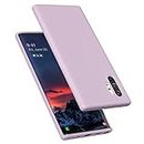 E Segoi Samsung Galaxy Note 10 Plus Case, Liquid Silicone Gel Rubber Shockproof Case Soft Microfiber Cloth Lining Cushion Compatible with Galaxy Note 10+ Plus 6.8 inch (2019) (Cloud Mauve)
