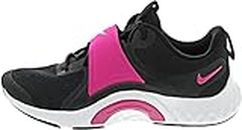 Nike Femme Renew in-Season TR 12 Women's Training Shoes, Black/Active Pink-DK Smoke Grey-White, 38.5 EU