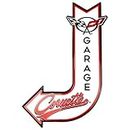 HangTime Corvette Garage Sign, Vintage Chevrolet Metal Automotive Wall Art Decor, 11.5 in. x 17.5 in., Man Cave Stuff for Men