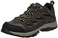 Columbia Men's Crestwood Wide Hiking Shoe, Dark Brown, Baker, 12 US
