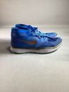 Mens Nike Blue And Gold  Lunarepic Flyknit Shield Size 10.5 EUC