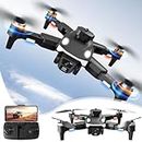 4K Brushless Motor Drone - Aerial Photography Drone with Camera - Versatile Quadcopter with Altitude Hold, Headless Mode - Camera Drone for Adults - Foldable Remote Control Drone - Gift
