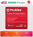 McAfee Total Protection Antivirus 2024 5 dispositivos 1 año 5 minutos entrega de correo electrónico