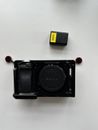 Sony Alpha A6300 24.2MP Digital Camera - Black w/ Small Rig case + Batteries