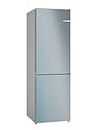 Bosch Home & Kitchen Appliances Bosch KGN362LDFG Serie 4 Freestanding Fridge Freezer with NoFrost, PerfectFit, VitaFresh XXL Pro 0C, MultiAirflow, LED Lights, 186 x 60cm, Silver