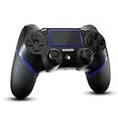 Clevo Controller for PS4 Wireless PS4 Controller Bluetooth Compatible with PS-4/Pro/Slim Game Controller Remote Joystick Gamepad Vibration Shock/Touch Pad/Light Bar/Audio Jack/Six-axis Sensor