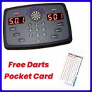 Dart Scorer Darts Pro elektronische Anzeigetafel und Darts Taschenkarte Geschenk für ihn