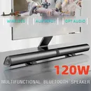120W TV Bluetooth Speakers HDMI/AUX/BT/OPT/FM Connections Soundbars with 2-in-1 Detachable Home